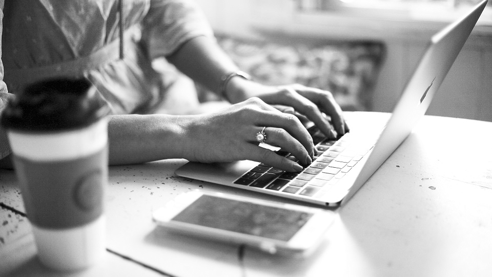 Illustration of a person writing