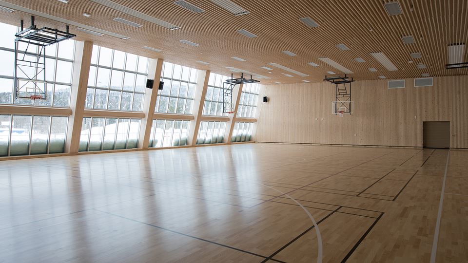 Gymsalen på Norges idrettshøgskole