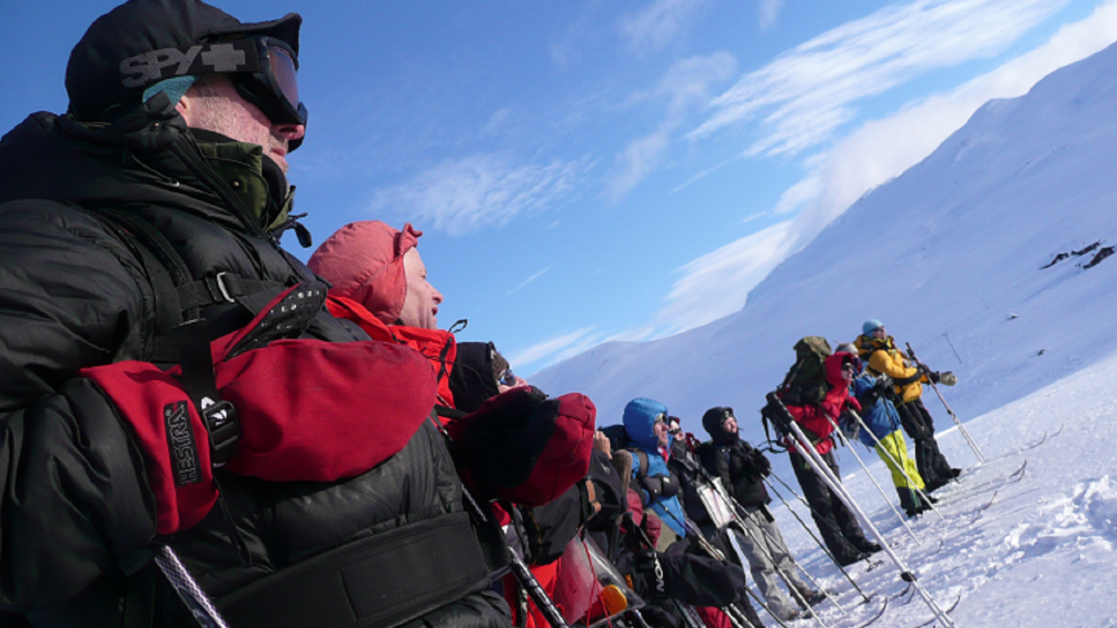 Bildet kan inneholde: sky, himmel, snø, fjell, friluftsliv.