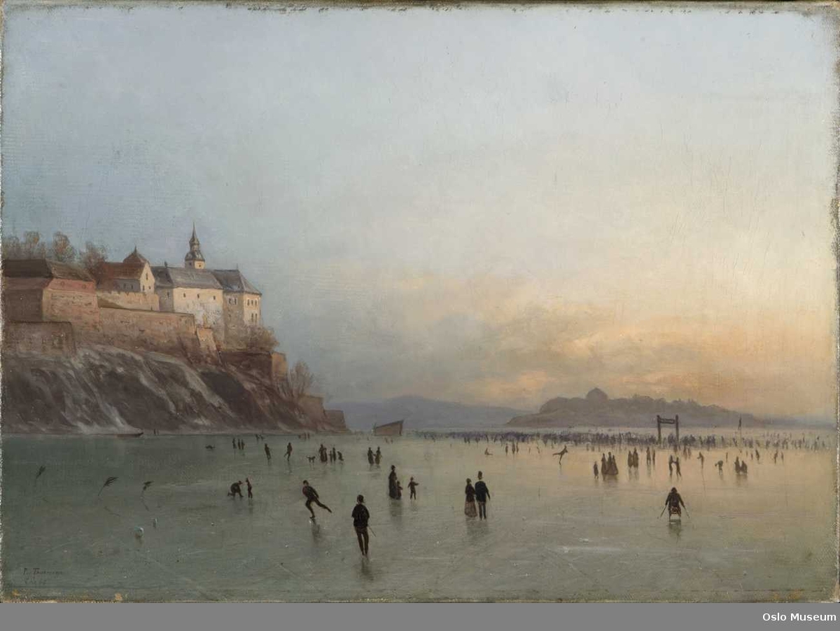 Bildet kan inneholde: himmel, sky, vann, kunst, maleri.