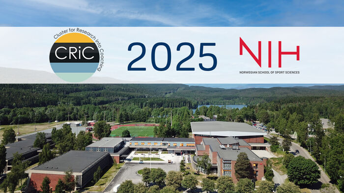 CRiC and NIH logos are superimposed over image of NIH campus with Sognsvann Lake in the background