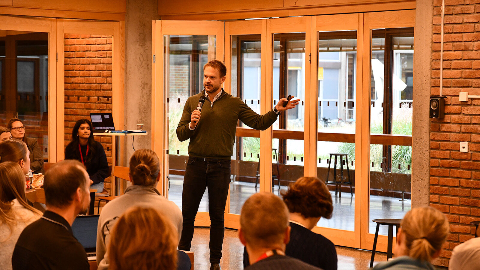Tormod presenterer på seminar