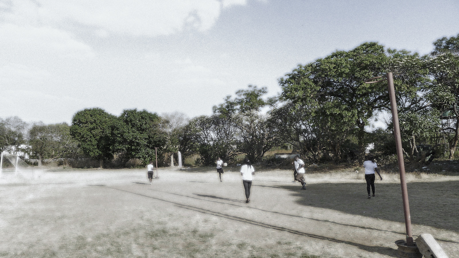 ung Zambians playing football