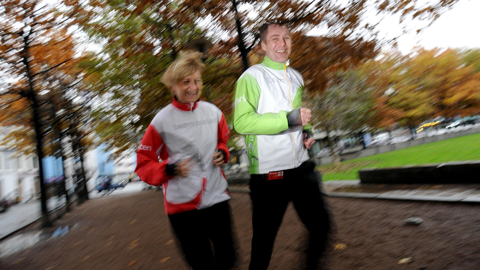 Randi Løvland and Kyrre Holstad from Posten Norge
