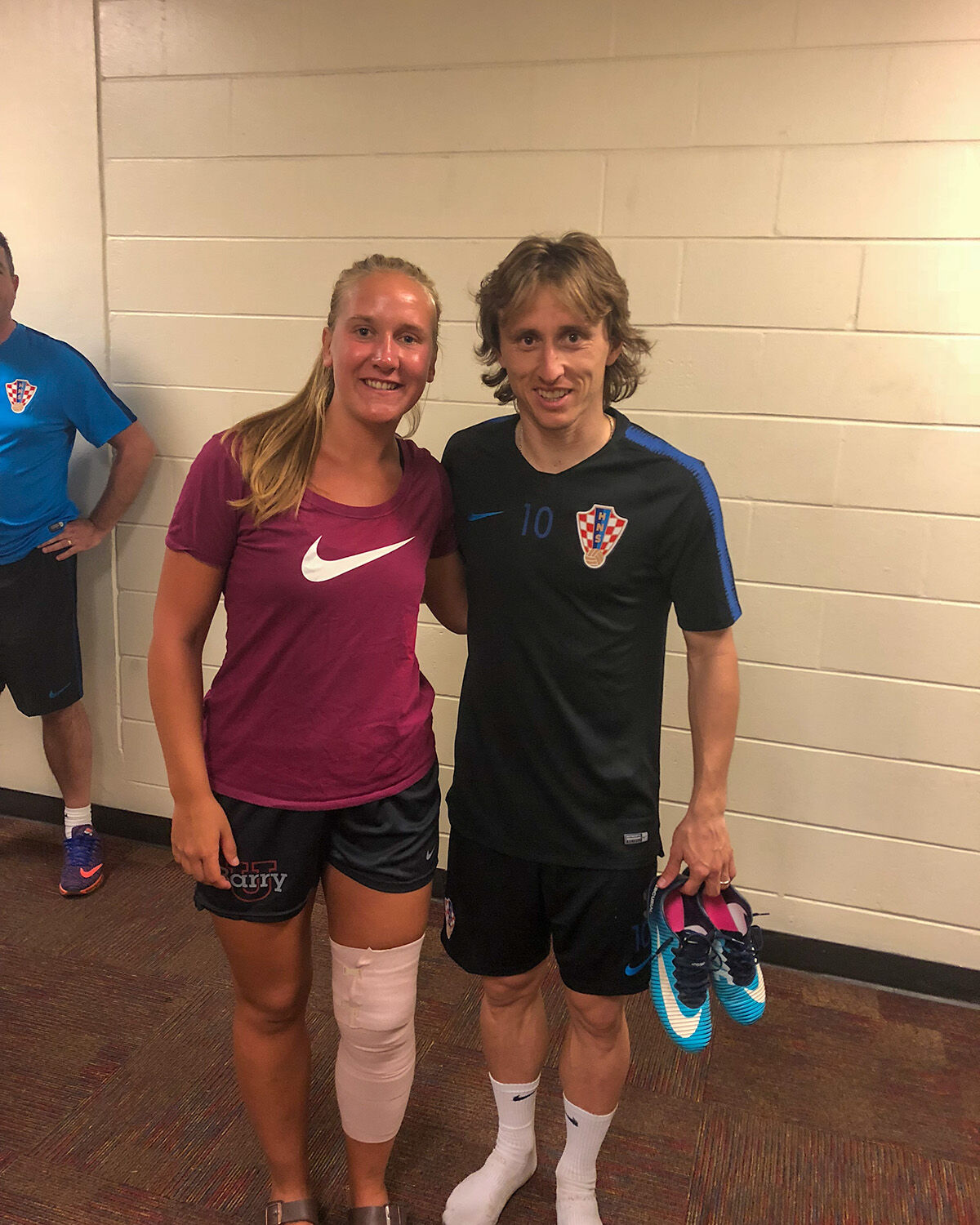Ingrid møter Luca Modric