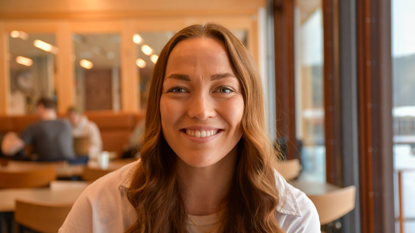 Portrettbilde av Ingvild i kantina