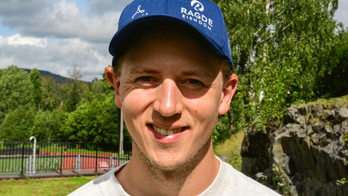 Portrettbilde Martin utanfor NIH. 