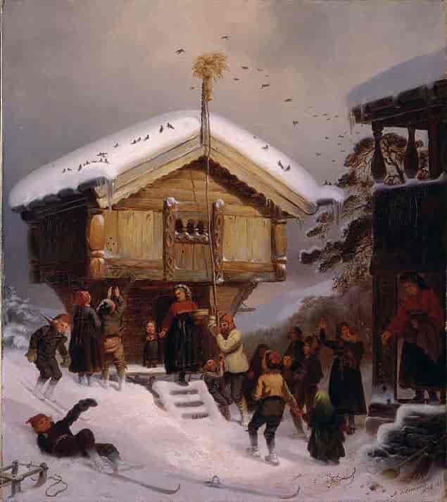 Bildet kan inneholde: snø, kunst, maleri, fryser, begivenhet.