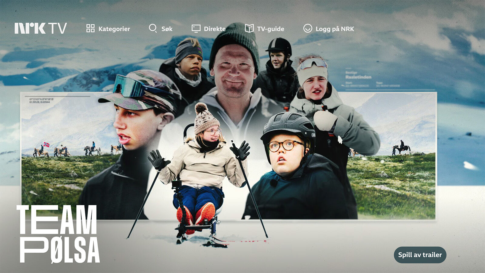 Viser deltagerne på Team Pølsa, tv-serie