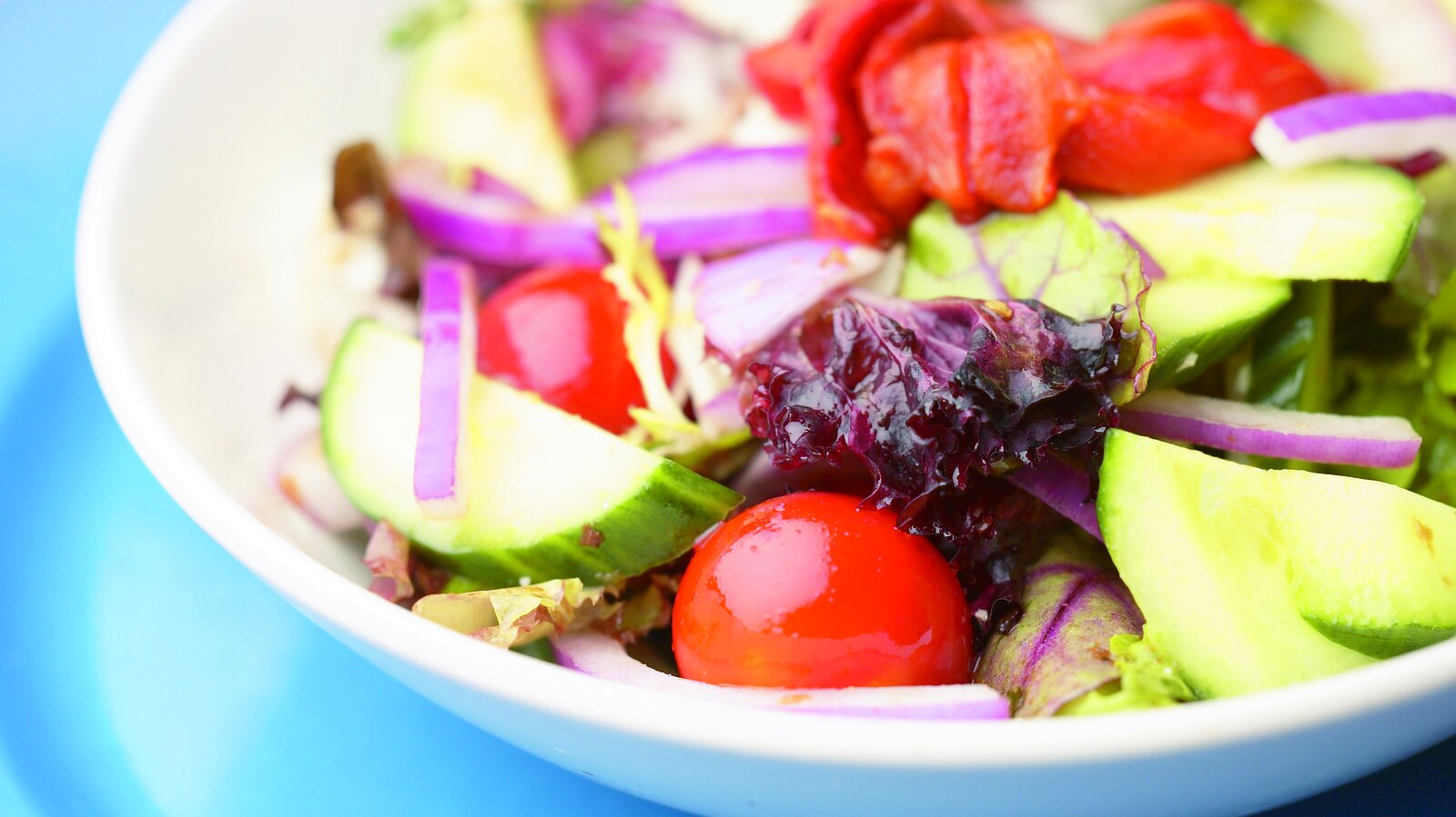 Tallerken med salat