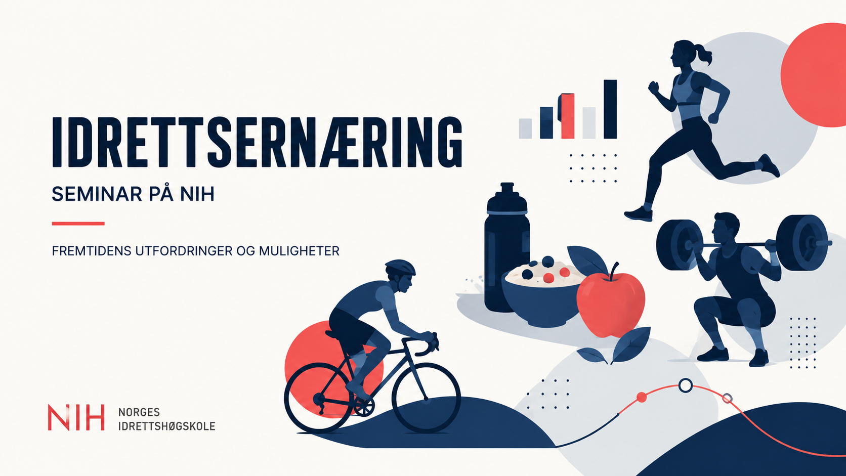 Figurer som sykler, løper, trener styrke