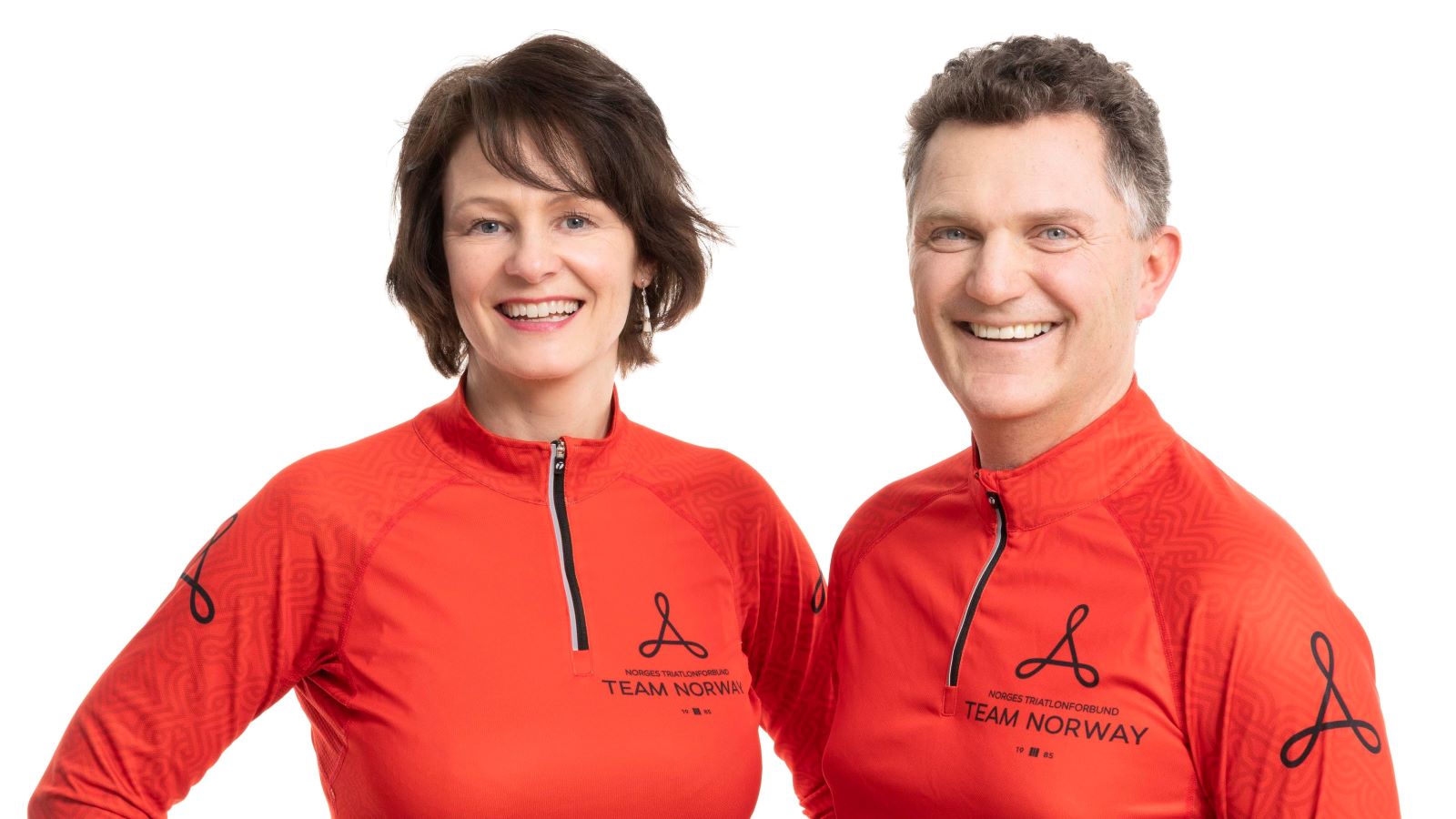 Generalsekretær Gabrielle Bjørnstad-Northern og president Arild Mjøs Andersen i Norges triatlonforbund. Begge har tatt digital utdanning ved NIH i høst.\ Foto: Triatlonforbundet