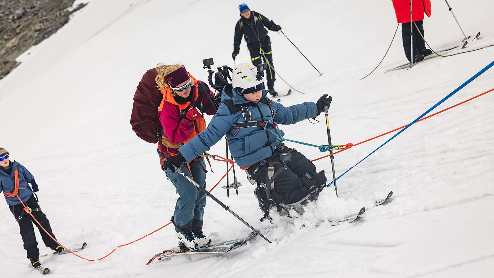 Brevandring med sit-ski