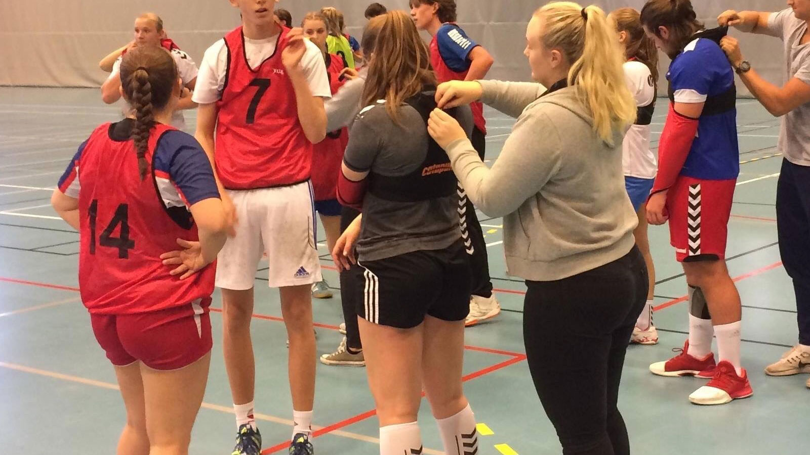 Live fester måleutstyr til en utøver