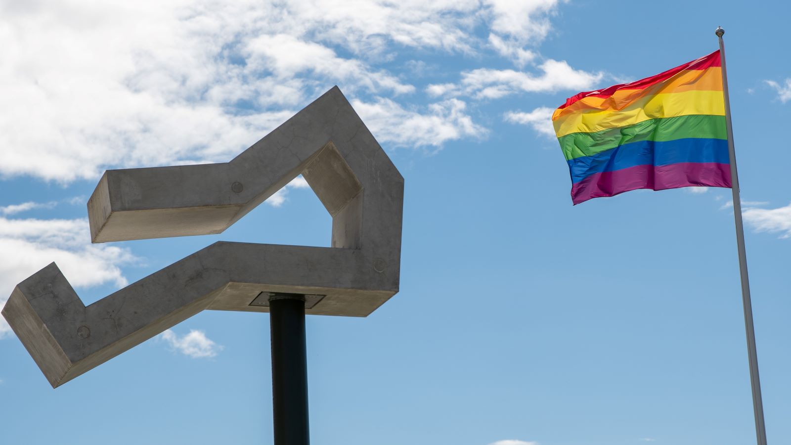 Prideflagget på NIH